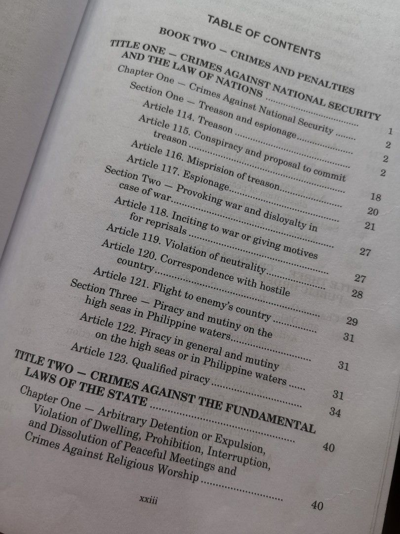 Revised Penal Code rpc Crim Book Two by Reyes, Hobbies & Toys, Books ...