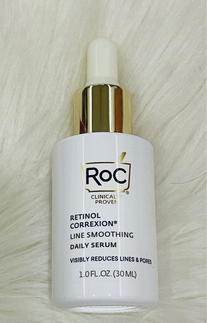 ROC RETINOL CORREXION LINE SMOOTHING DAILY SERUM, Beauty &amp; Personal ...