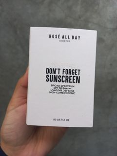 Rose all day dont forget sunscreen