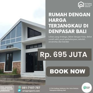 Rumah Dengan Harga Terjangkau di Denpasar Bali