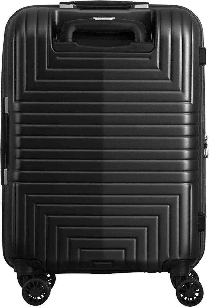 SAMSONITE D200 Polycarbonate 55 cms Matte Black Hardsided Cabin Luggage