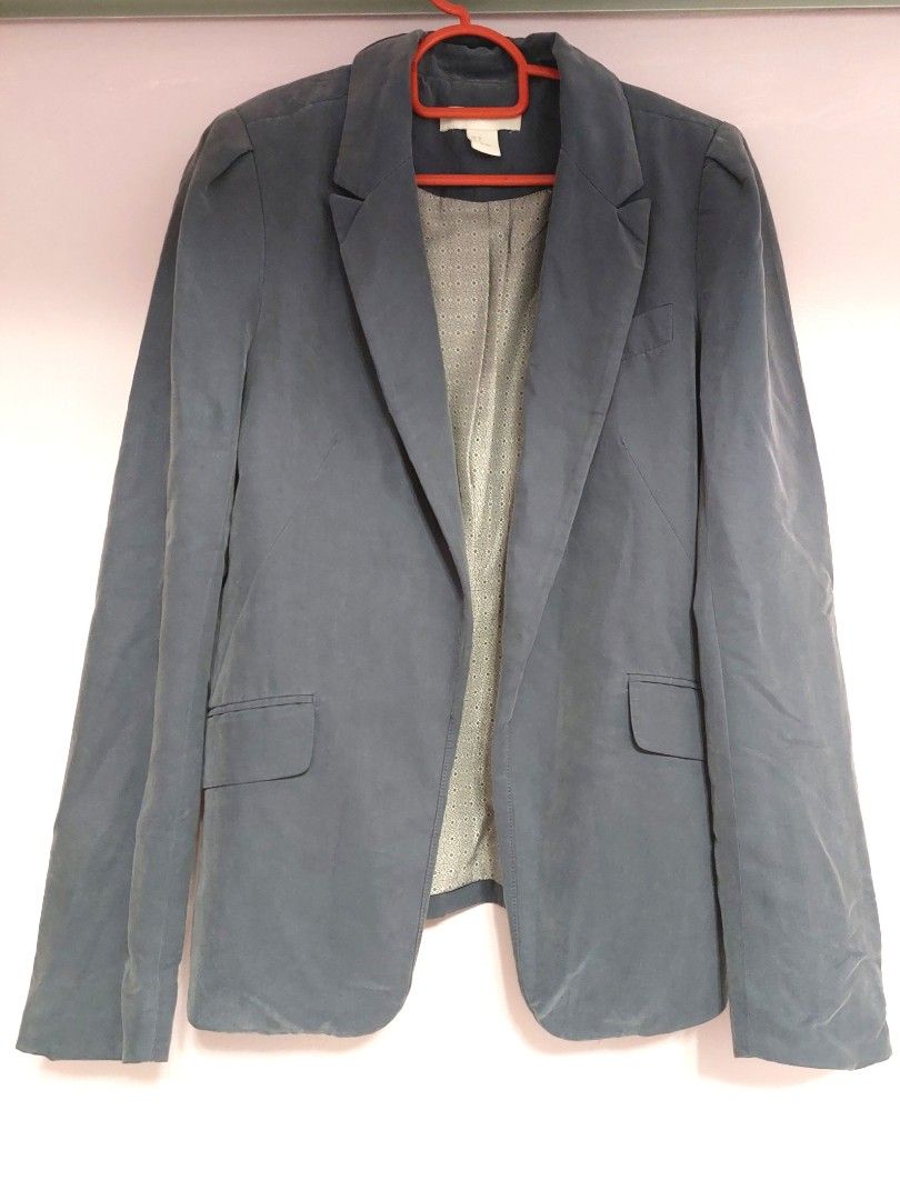 Seed grey coat top