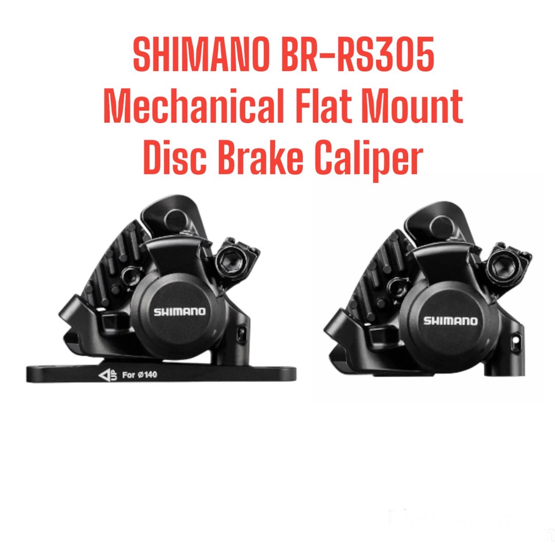 SHIMANO BRRS305 Mechanical Disc Brake. Front Caliper BRRS305F, Rear