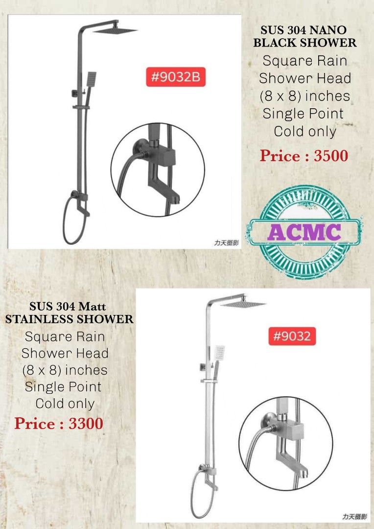 SHOWER SET, Furniture & Home Living, Bathroom & Kitchen Fixtures on
