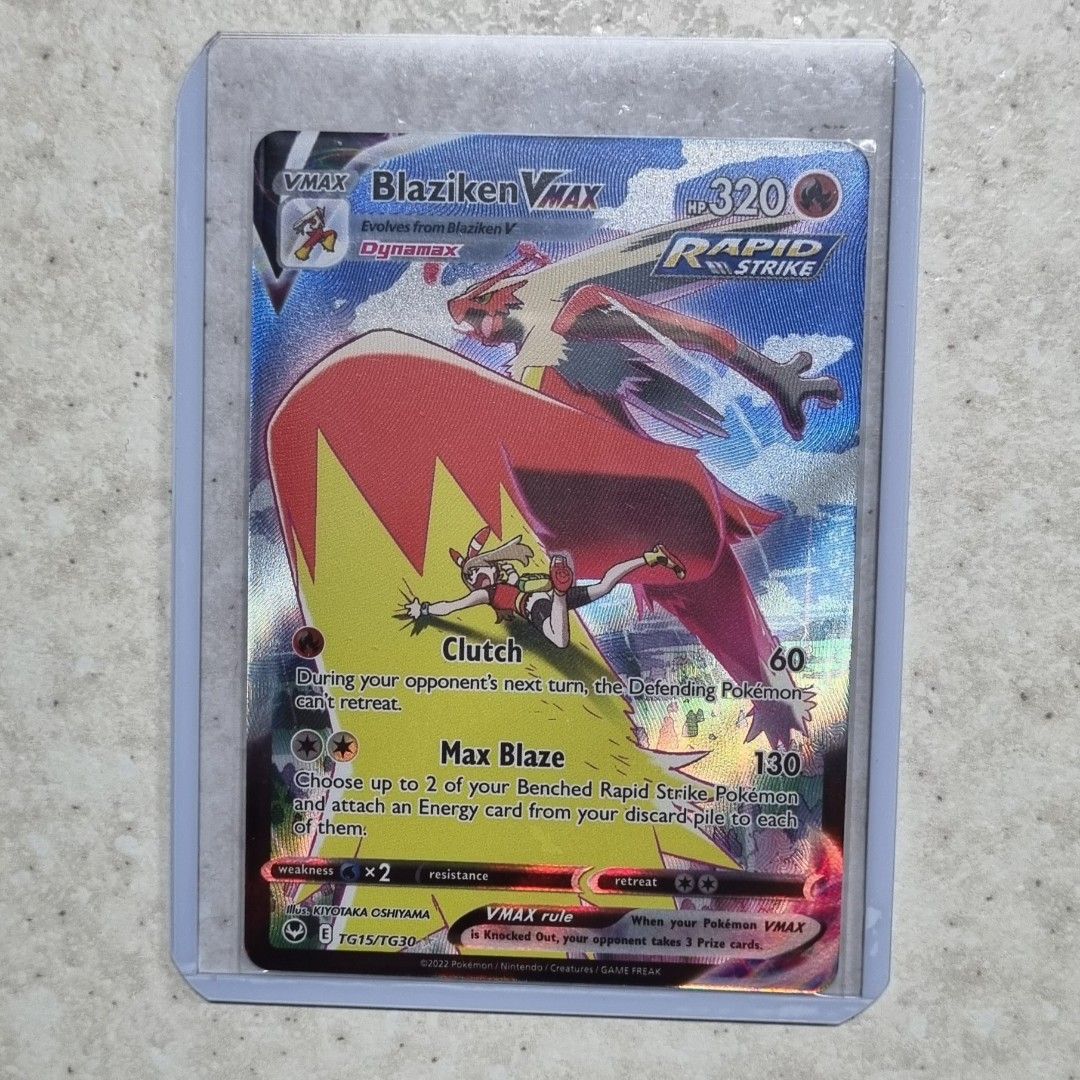 Blaziken VMAX - Silver Tempest Trainer Gallery #TG15/TG30 Pokemon Sword &  Shield
