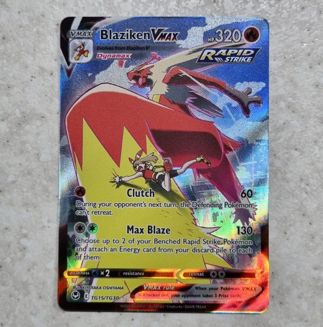 Blaziken VMAX - Silver Tempest Trainer Gallery #TG15/TG30 Pokemon Sword &  Shield