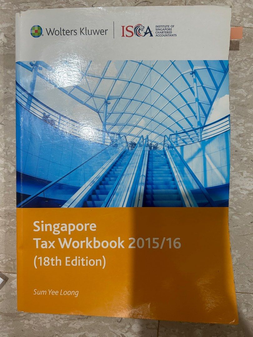 Singapore Tax Workbook RMIT, Hobbies & Toys, Books & Magazines