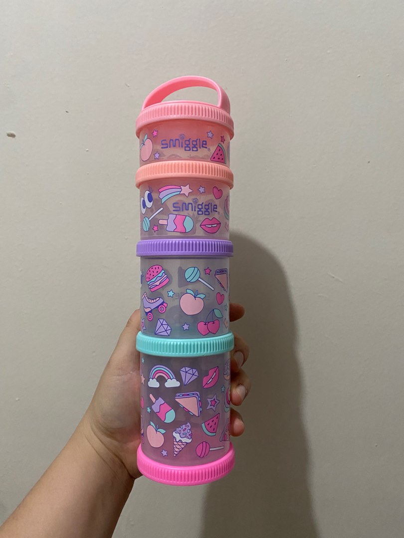 Smiggle Snack Stack Containers, Babies & Kids, Going Out, Other Babies