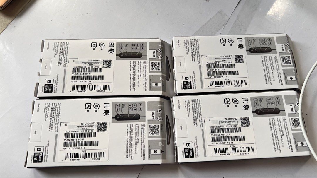Sony WI C100 (Category: Earphones) located in Manila. Submitted by skin_care_depot (Listing ID 1204251962, Image 2). Description: Brand new, authentic Sony earphones. Recently purchased from Abu Dhabi. Shipping c/o buyer.