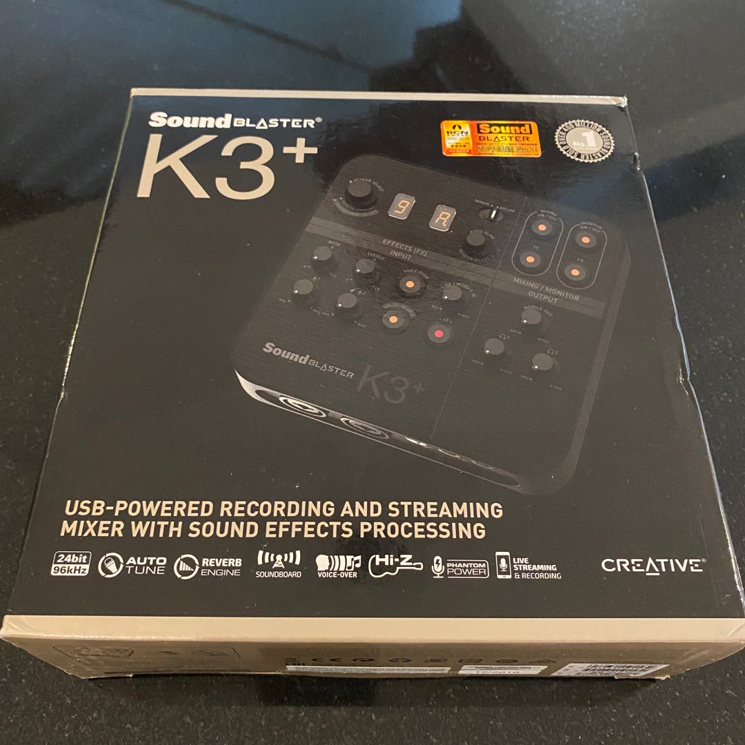 Creative Sound Blaster K3+ USB Powered Recording & Streaming Mixer