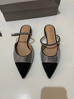 Staccato Flat mules bling 36