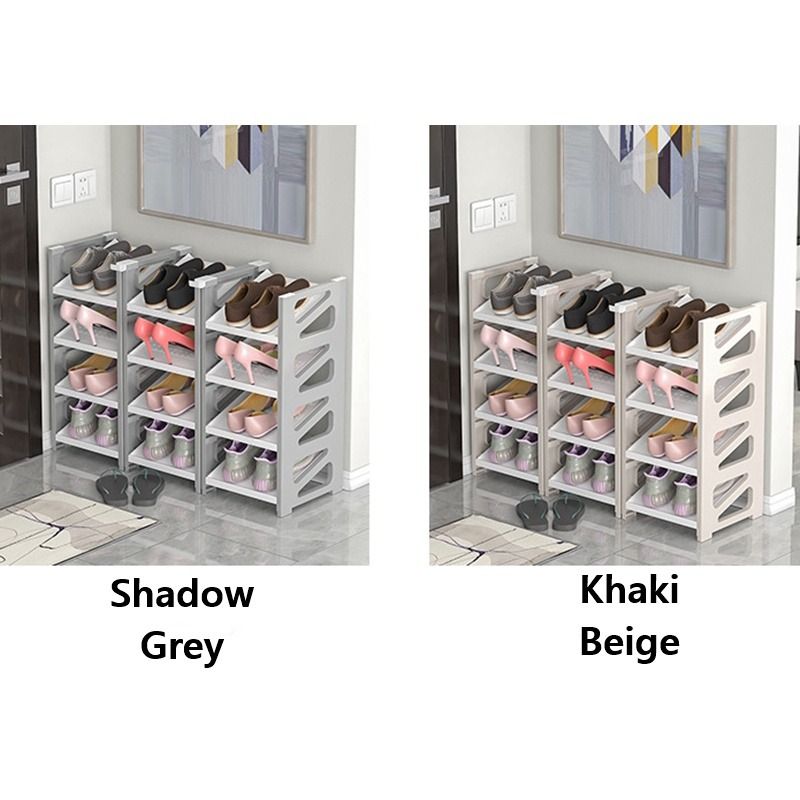 Stackable ABS Shoe Rack Multi-Stacker Shoe Rack BTO HDB Choice Next Day ...