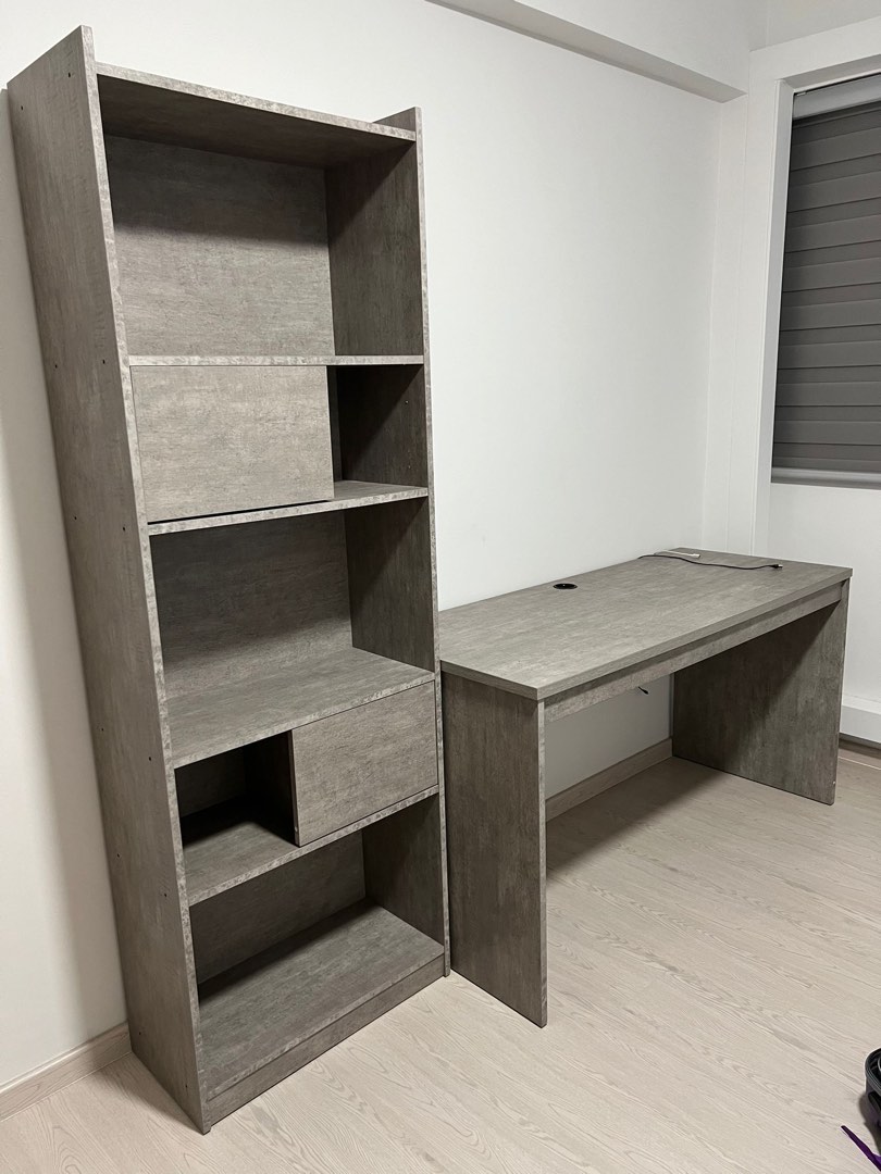 Study Table & Bookshelf 100 only, Furniture & Home Living, Furniture