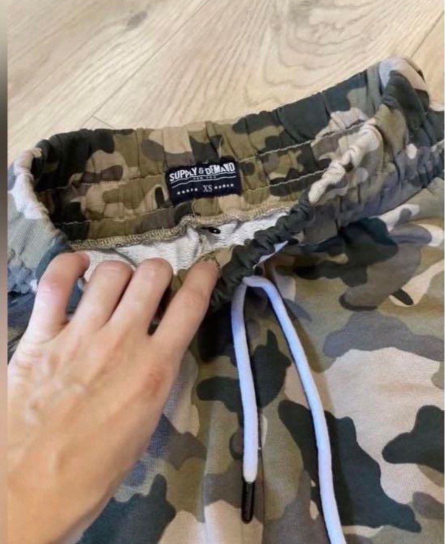 Supply and demand military joggers discount