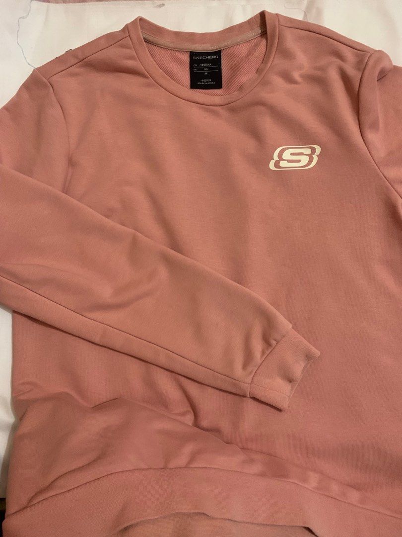 Skechers sweatshirts womens sale orange