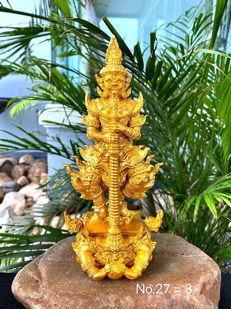 Taowesuwan Bucha Gold Painted 9 Inch Bucha, Hobbies & Toys, Memorabilia ...