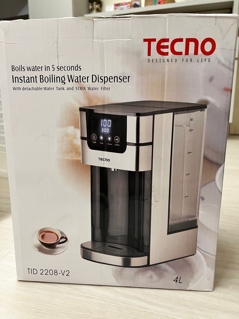 Tecno TID2208V2 Instant Hot Water Dispenser with Temperature Control