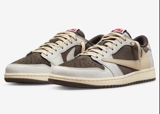 Travis Scott jordan 1 low reverse mocha