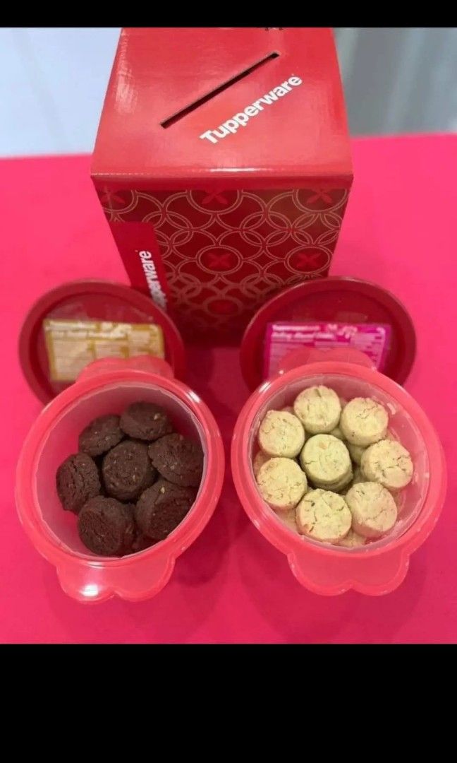 Tupperware CNY cookies Gift Set 2022, Everything Else on Carousell