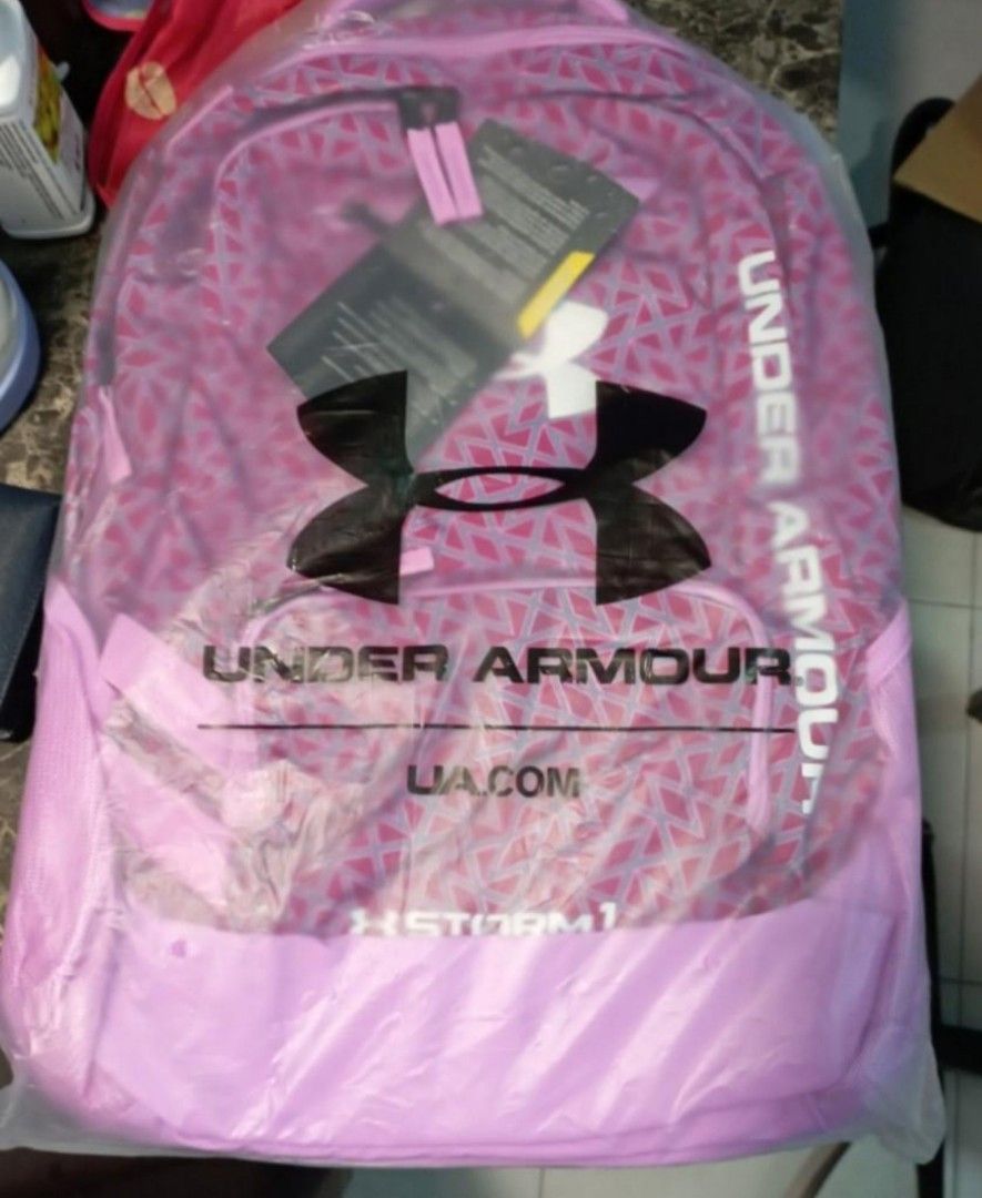 Under armour backpack Pink colour, Women's Fashion, Bags & Wallets