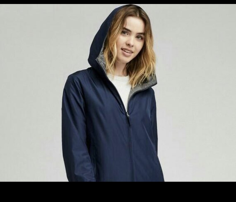Uniqlo jaket parka reversible clearance