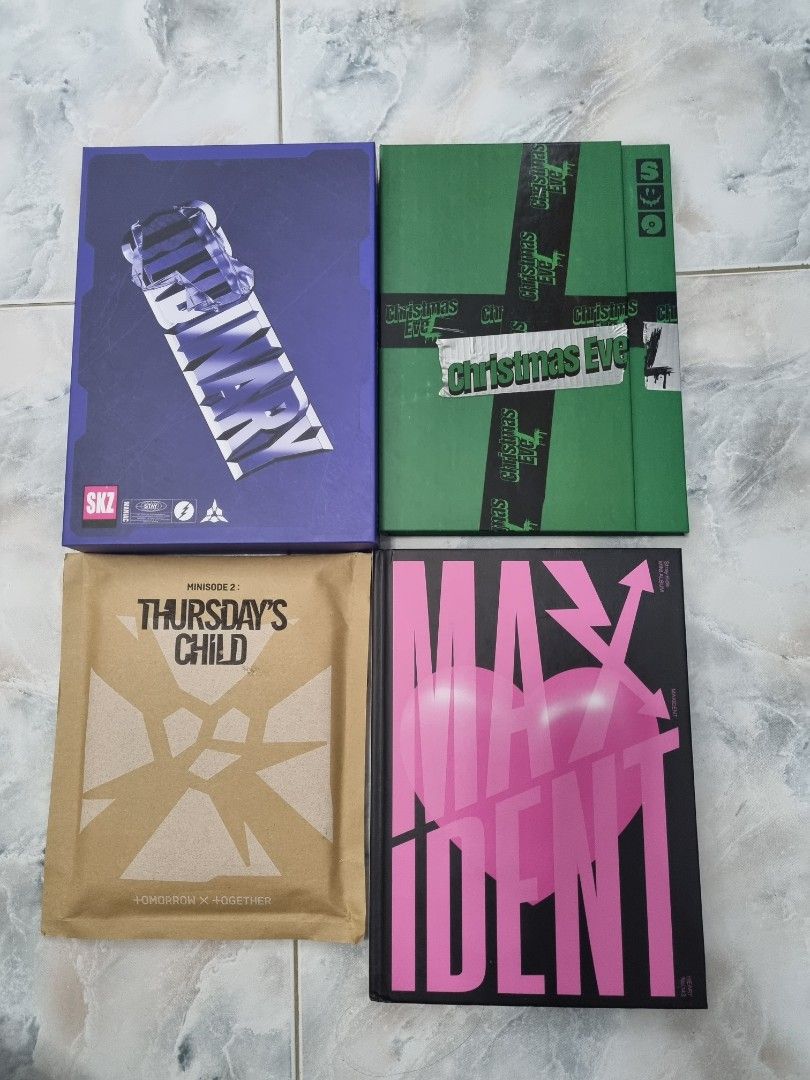 unsealed stray kids txt kpop albums, Hobbies & Toys, Memorabilia & Collectibles, KWave on Carousell