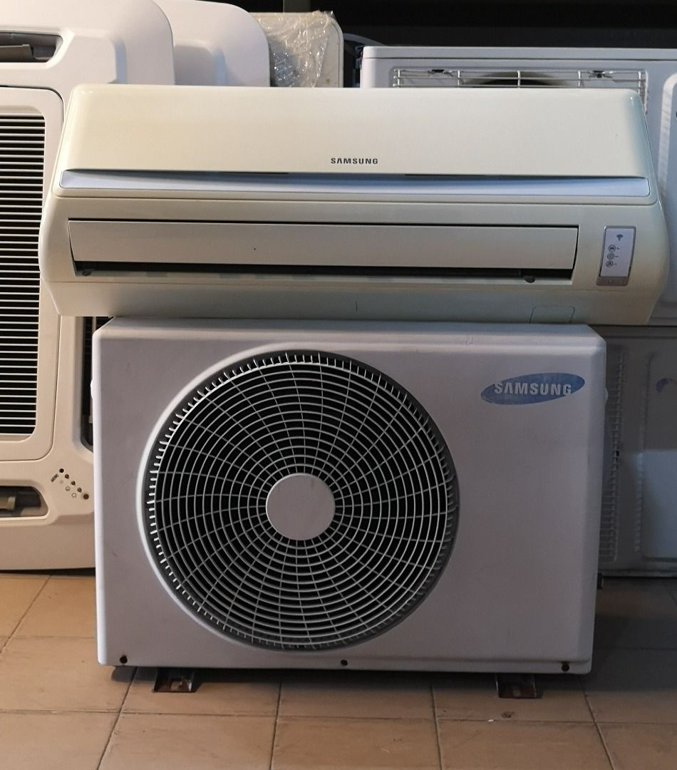 Used Samsung 1.5HP Wall Mounted Type R22 /Non-Inverter AC / No Included ...