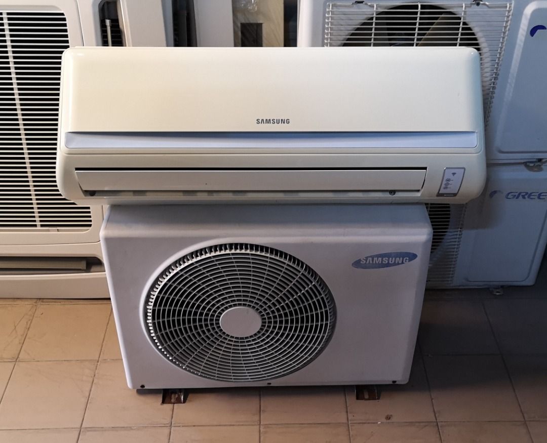 Used Samsung 1.5HP Wall Mounted Type R22 /Non-Inverter AC / No Included ...