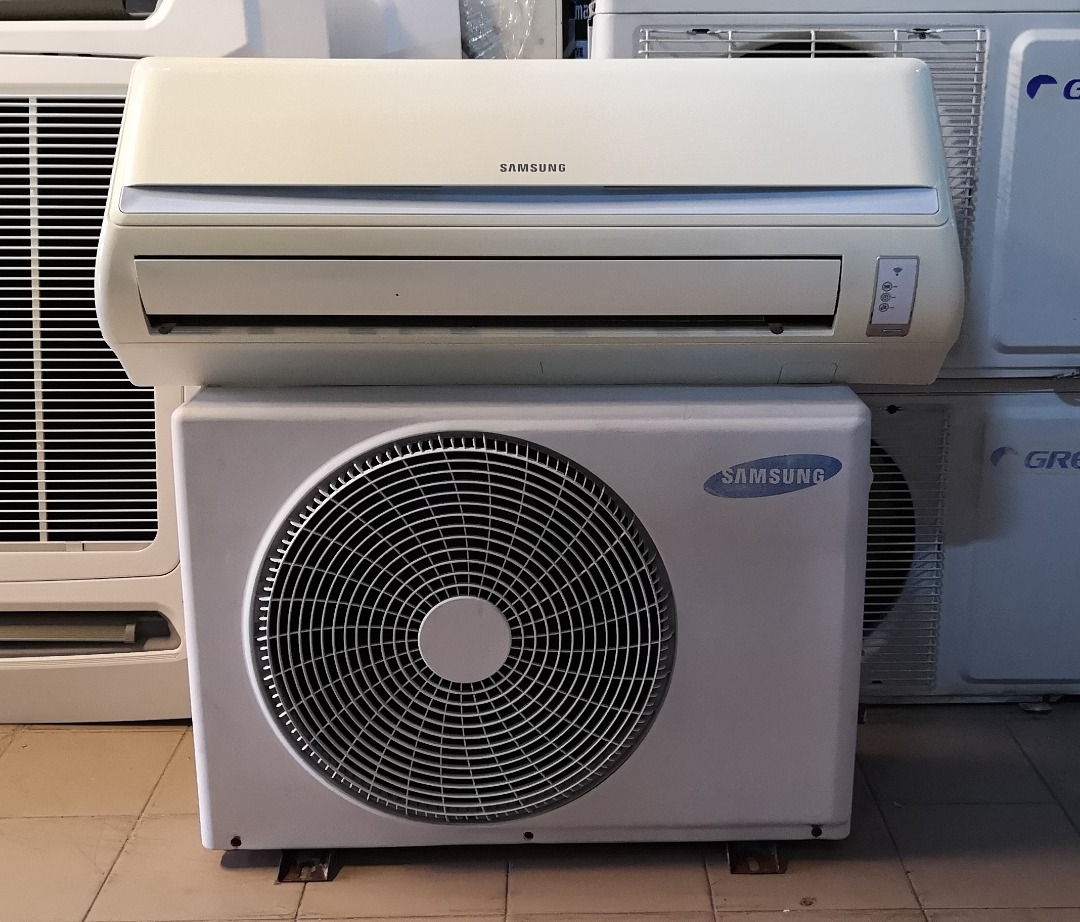 Used Samsung 1.5HP Wall Mounted Type R22 /Non-Inverter AC / No Included ...