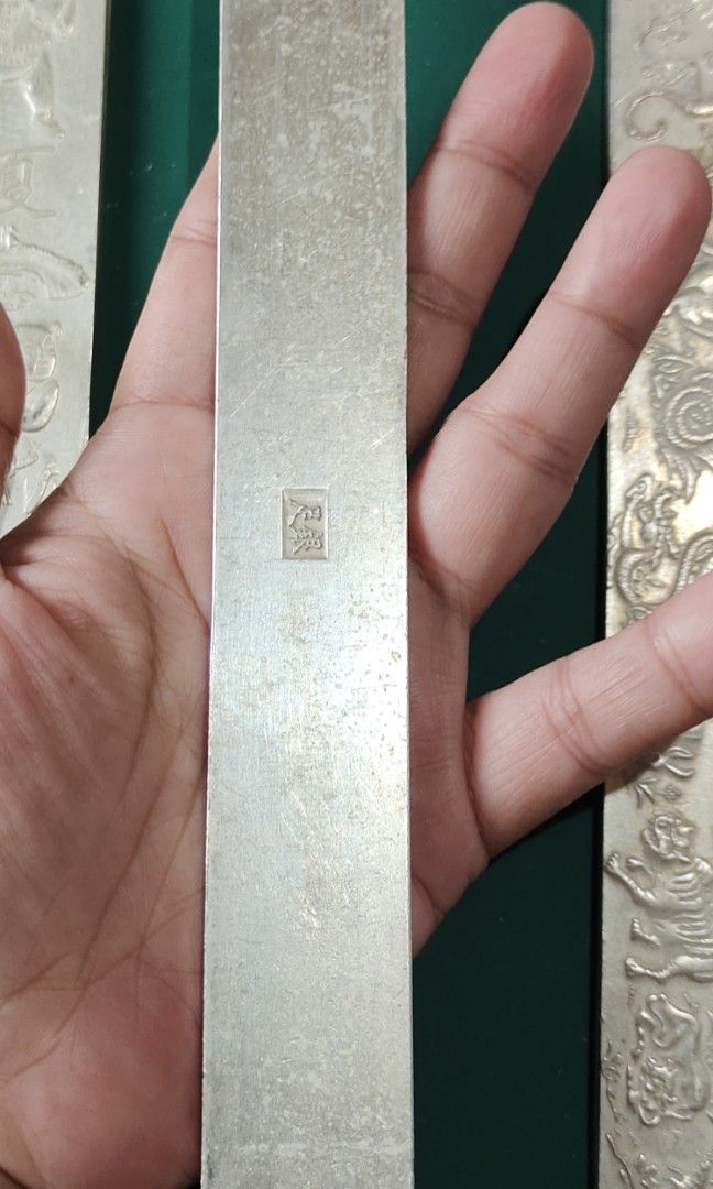 Vintage Chinese silver ruler, Hobbies & Toys, Memorabilia ...