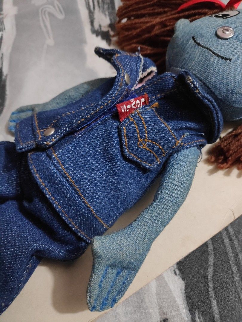 Vintage DENIM RAG DOLL LEVIS Limited Edition, Hobbies & Toys, Toys ...