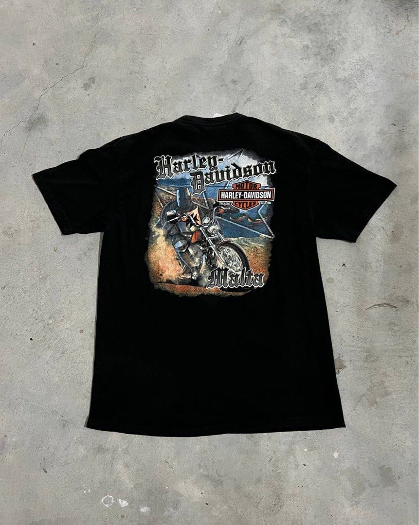 HARLEY DAVIDSON vintage shirt, Men's Fashion, Tops & Sets, Tshirts ...