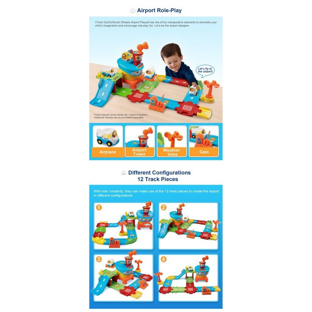 Vtech airport playset sales