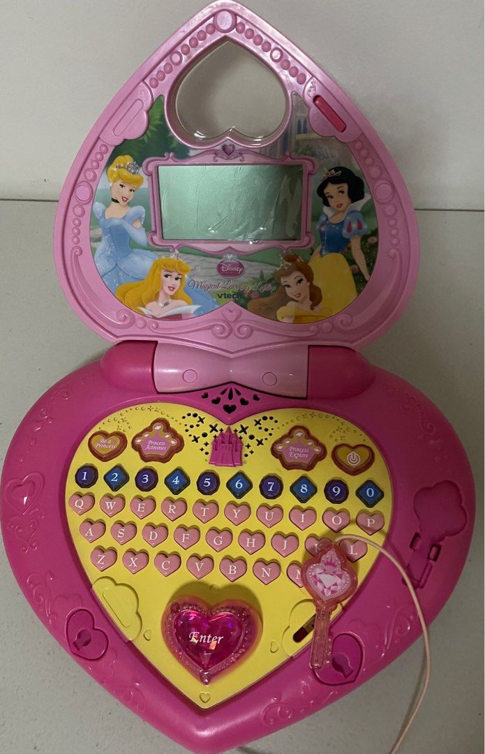 Vtech Disney Princess Toy Laptop, Hobbies & Toys, Toys & Games on Carousell