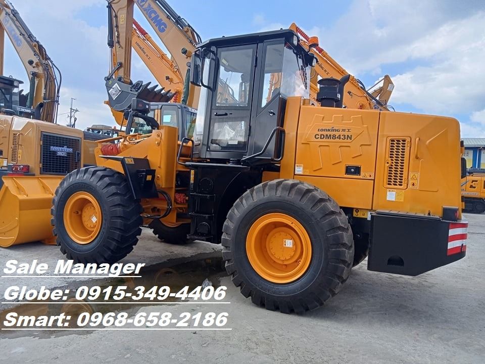 Wheel Loader / Pay Loader Lonking CDM843 joystick 2.3cbm brand new ...