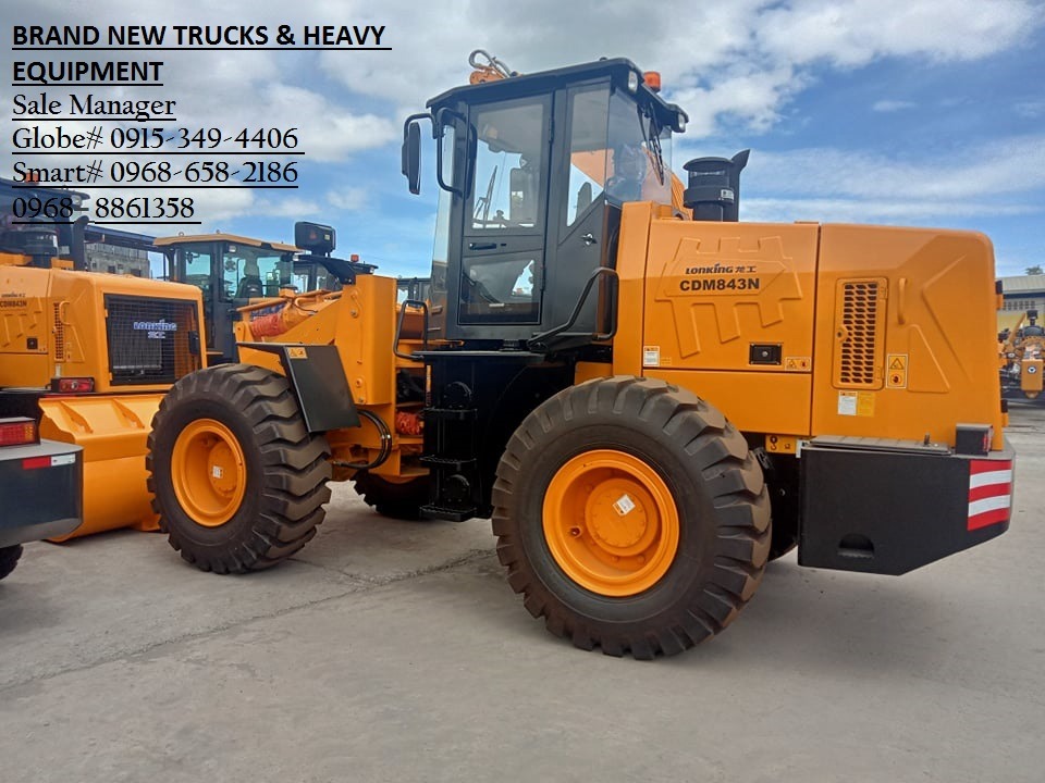 Wheel Loader / Pay Loader Lonking CDM843 joystick 2.3cbm brand new ...