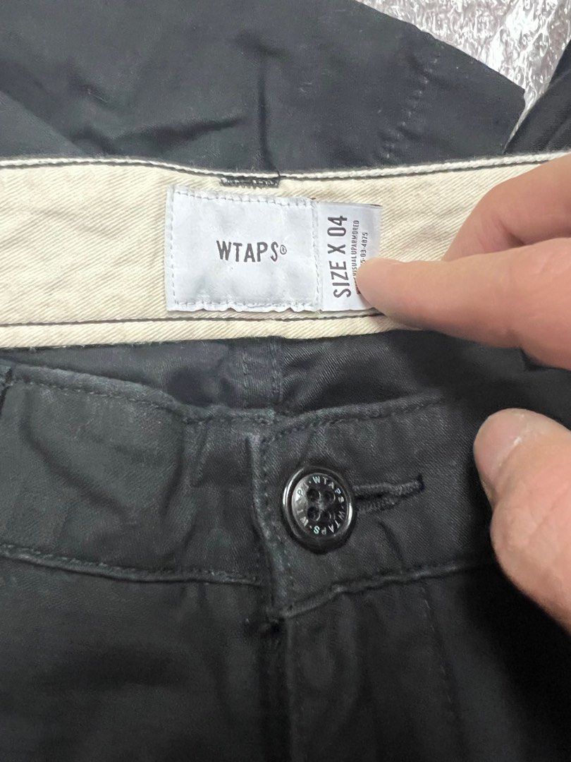 Wtaps chino cotton buds skinny size xl black, 男裝, 褲＆半截裙, Chino褲- Carousell