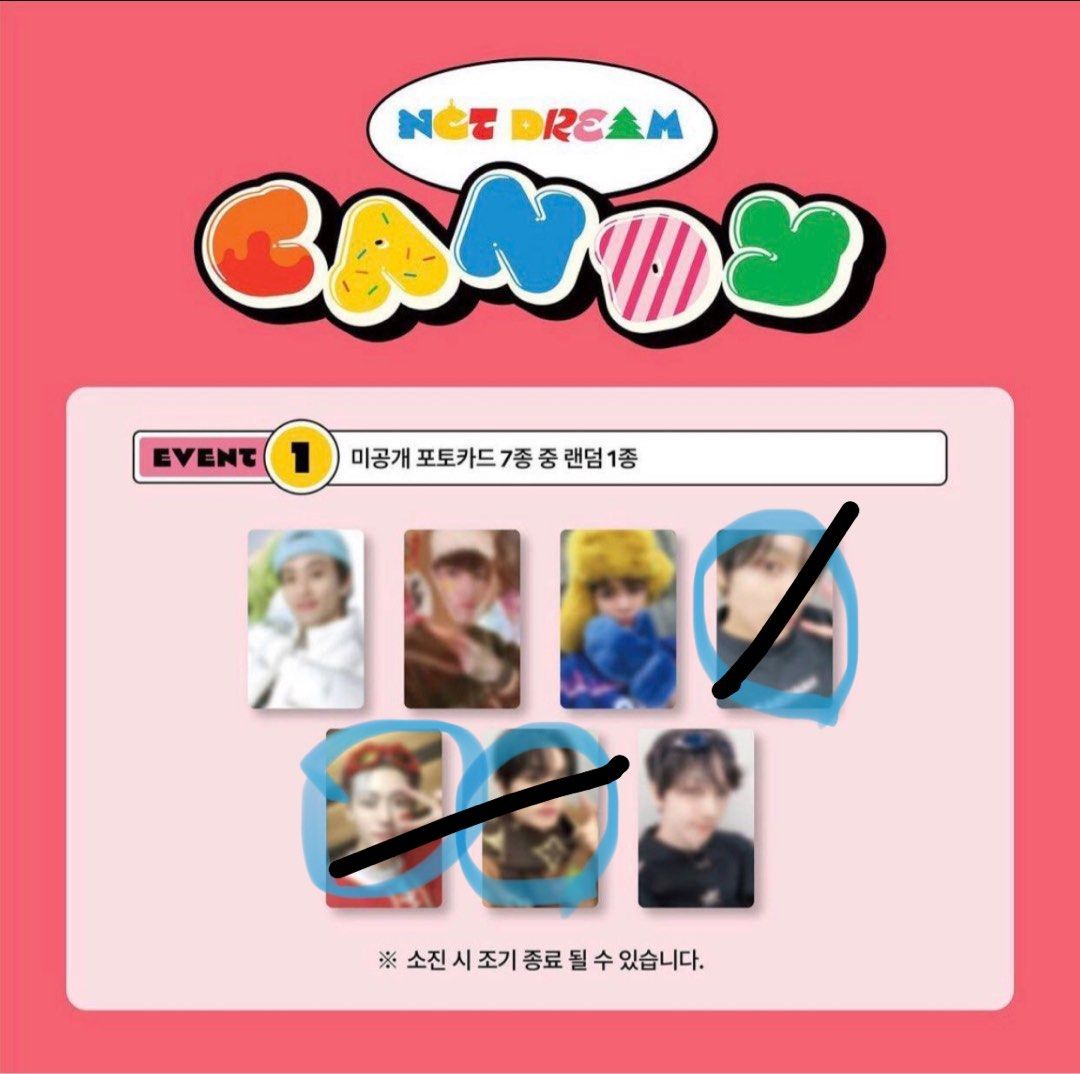 満点の nct dream candy box トレカ エバーランド チソン セット