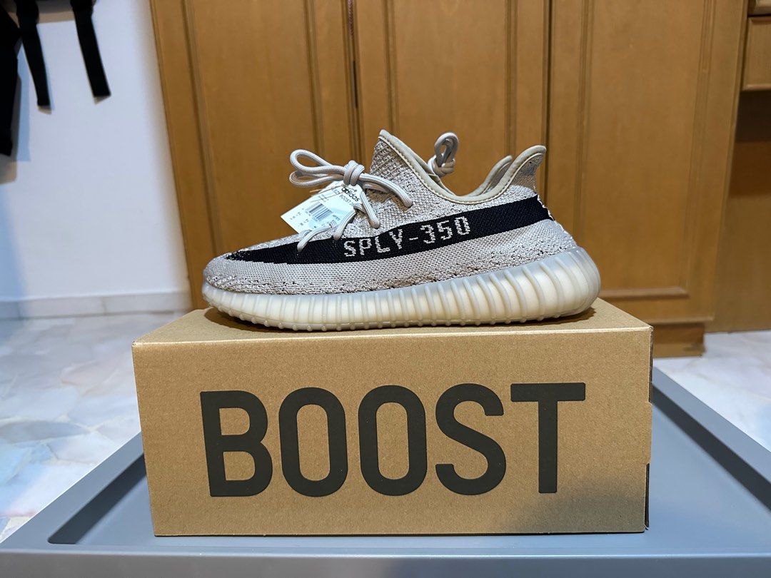 Yeezy 350 V2 Slate, Men's Fashion, Footwear, Sneakers on Carousell