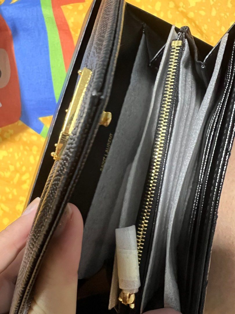 YSL Envelope Long Wallet, Luxury, Bags & Wallets on Carousell