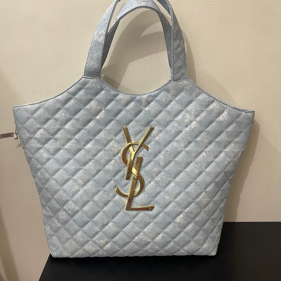 YSL Icare denim, Luxury, Bags & Wallets on Carousell