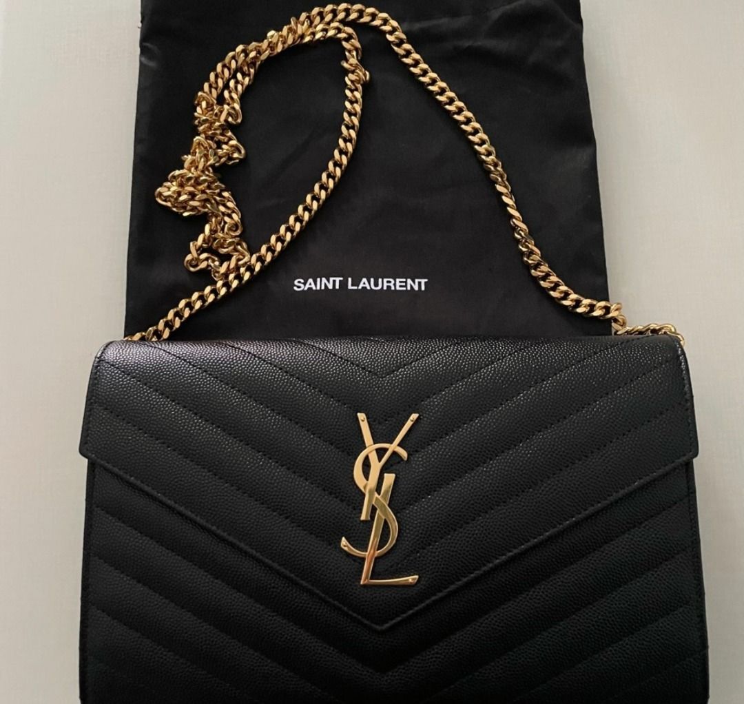 Saint Laurent monogram bag, Women's Fashion, Bags & Wallets, Cross-body Bags  on Carousell