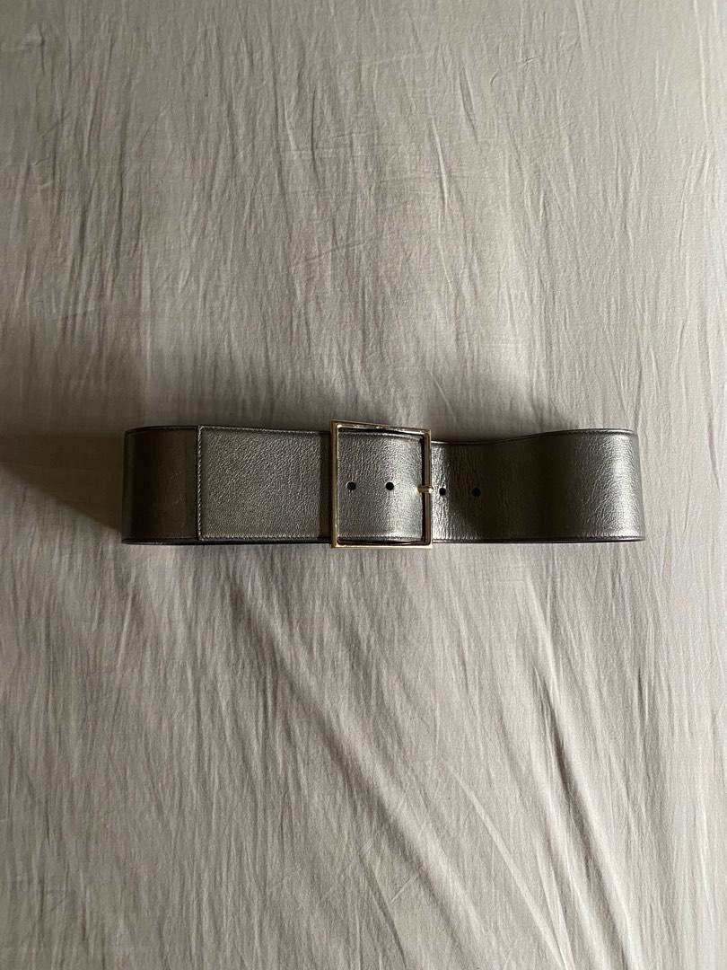 VINTAGE YSL SILVER BELT, Women's Fashion, Watches & Accessories, Belts