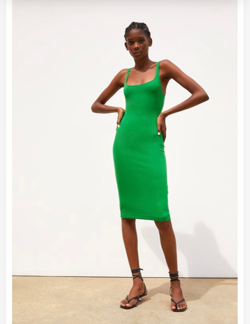 Zara pencil dress with straps top