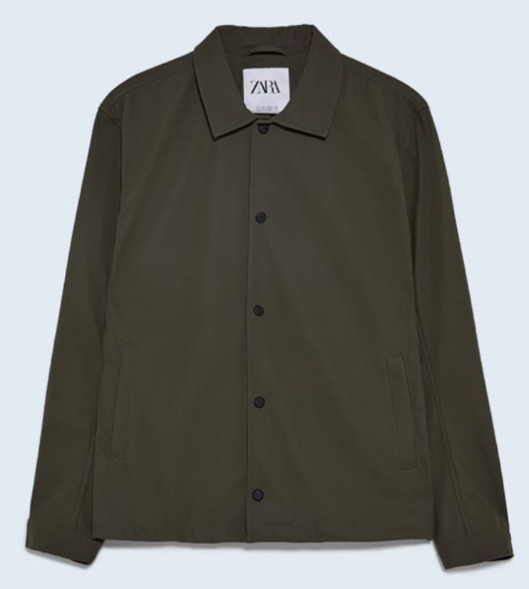 Zara coach jacket shop