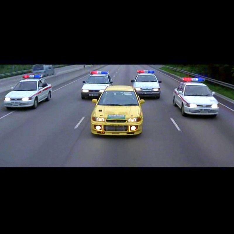 1/64 Mitsubishi Lancer Evolution III Jackie Chan movie, Hobbies & Toys