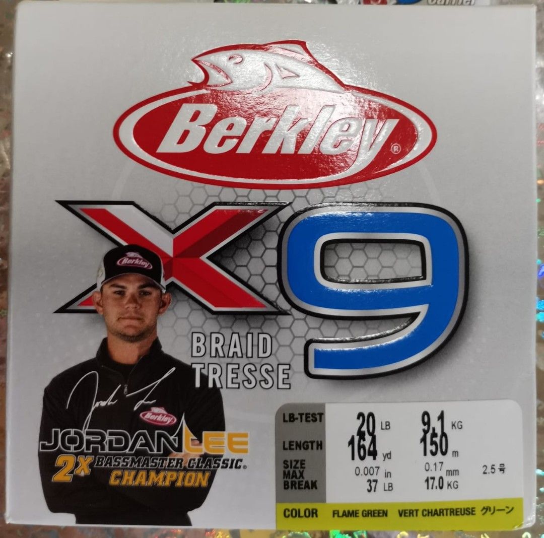 30 each Special Deal) Berkley Jordan Lee X9 Braid (20lbs), Sports
