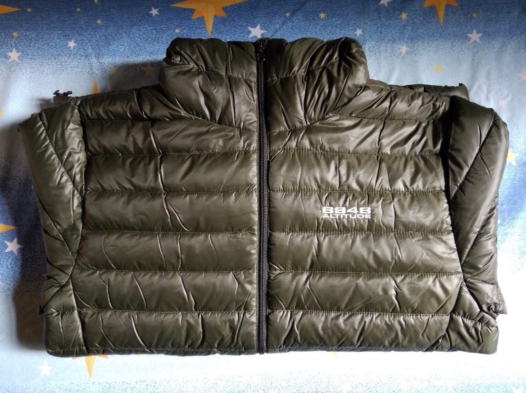8848 Villy Down Liner Jacket Green 森林綠, 男裝, 外套及戶外衣服- Carousell