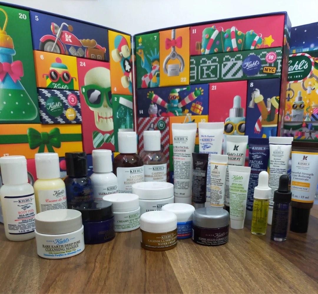 聖誕倒數 月曆 2022｜Kiehl’s Advent Calendar, 美容＆化妝品, 健康及美容 皮膚護理, 面部 面部護理