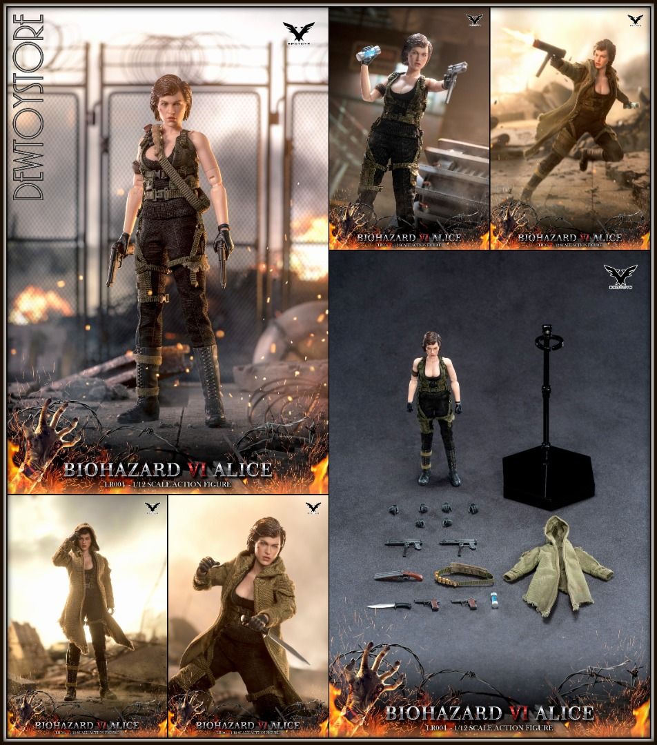 ⭐️<𝙇𝙤𝙬 𝙋𝙧𝙞𝙘𝙚 𝙂𝙪𝙖𝙧𝙖𝙣𝙩𝙚𝙚> [𝗣𝗿𝗲-𝗼𝗿𝗱𝗲𝗿] BROTOYS 1/12  Scale Action Figure - Biohazard Alice - LR003 Resident Evil 4 / LR004  Resident Evil 6 ⭐️